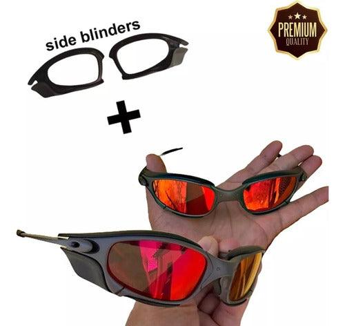 Óculos de Sol Side Blinder Pinado Premium Mandrake Estilo Vilao Juju R0meo P3nny XX - Império Imports